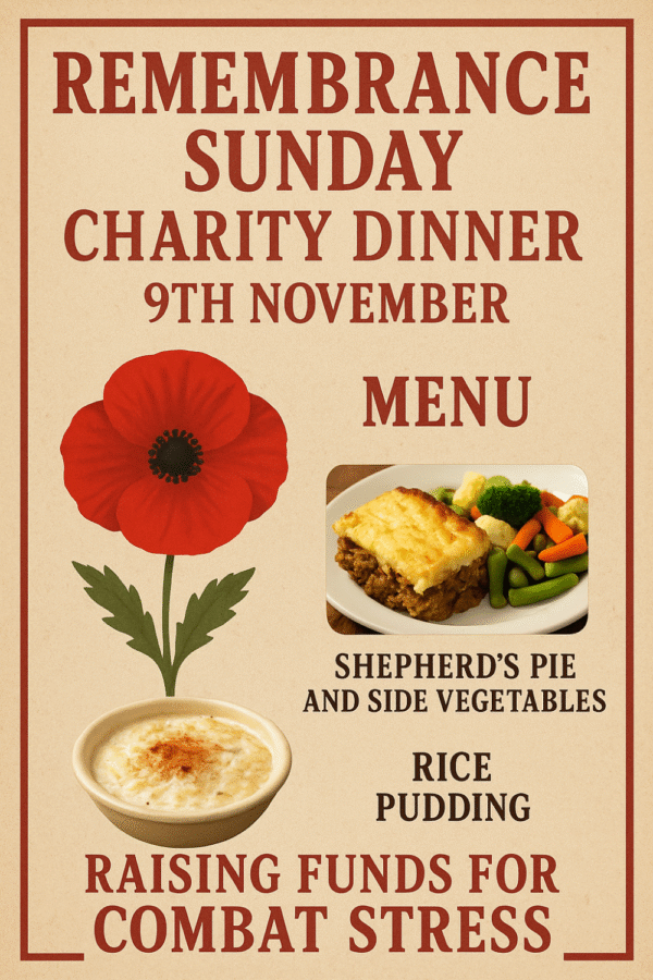Remembrance Sunday Charity Lunch